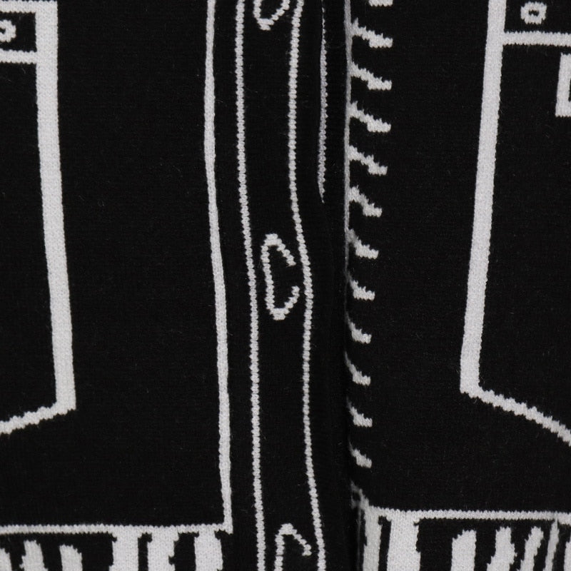 Devako Intarsia | 2D tegning tryk vest