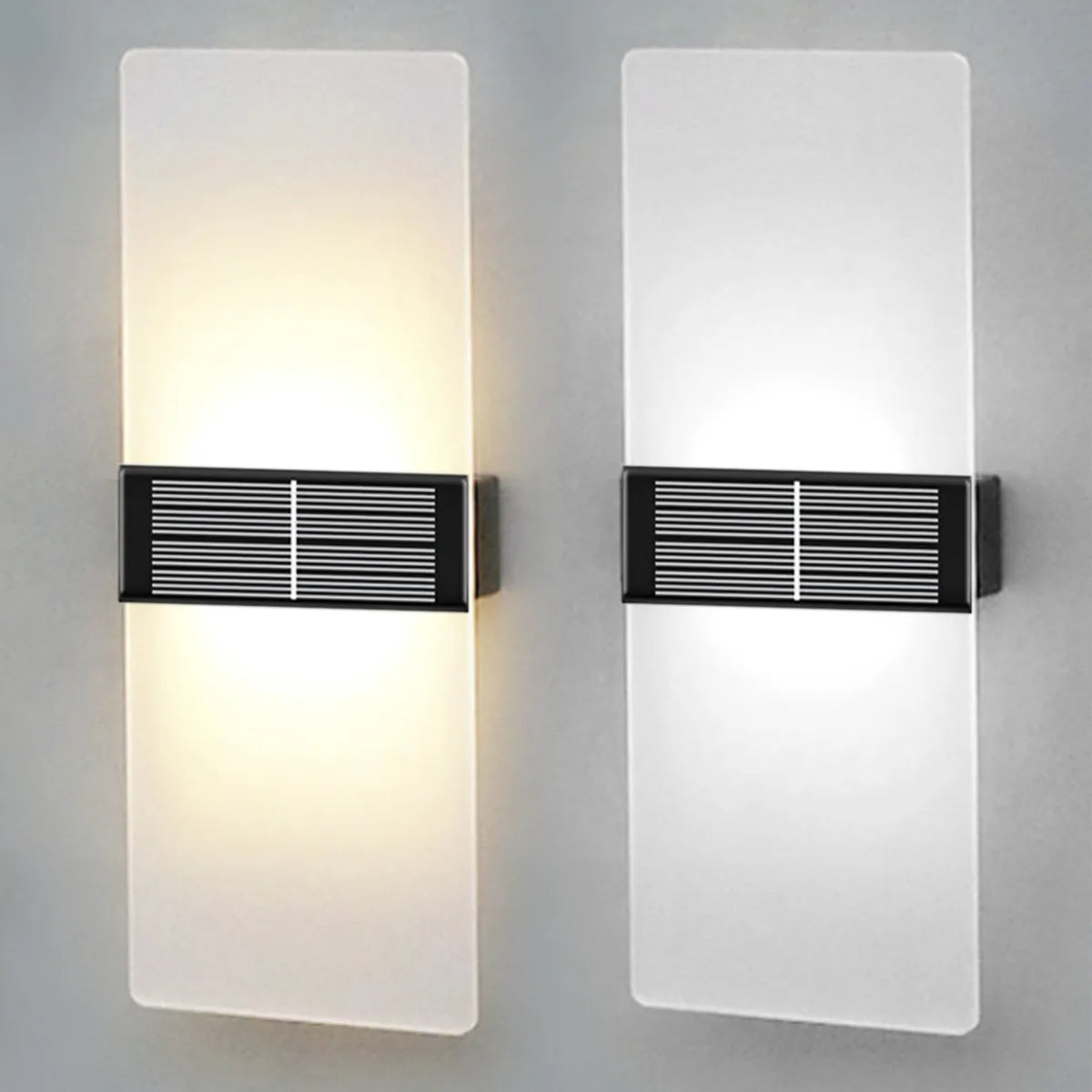 EclatSolar - Solarbetriebene Wandleuchte