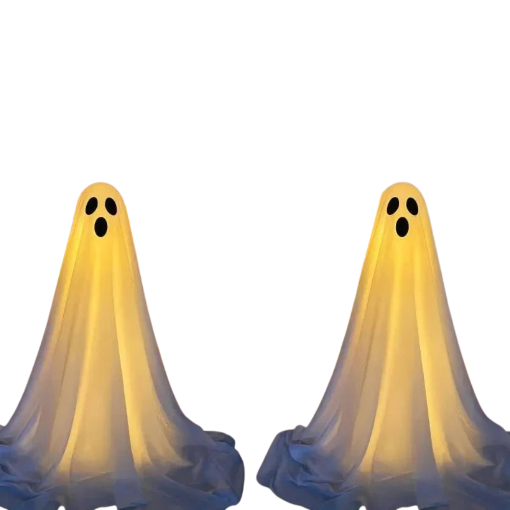 SpookyLite – Halloween-åndedekoration med LED-lys til indendørs og udendørs brug