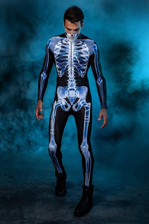 Røntgen Halloween Kostume – Lysende Heldragt i Røntgen-look