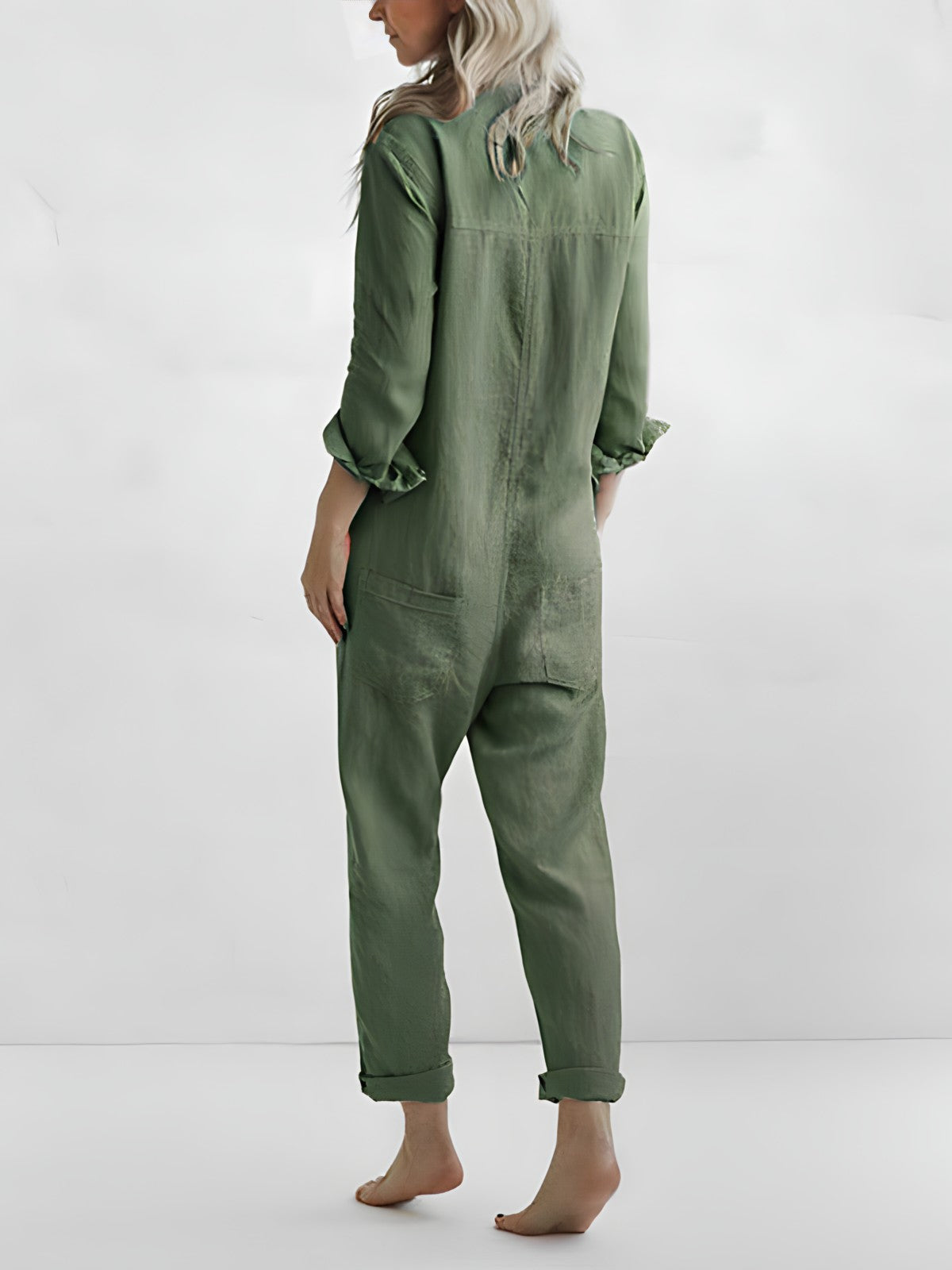 Anna Jumpsuit | Afslappet langærmet jumpsuit til enhver lejlighed
