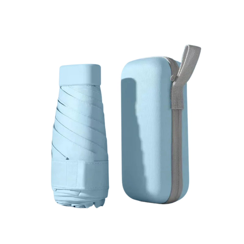 Mini-parapluie résistant aux UV et imperméable, compact pour voyages et excursions