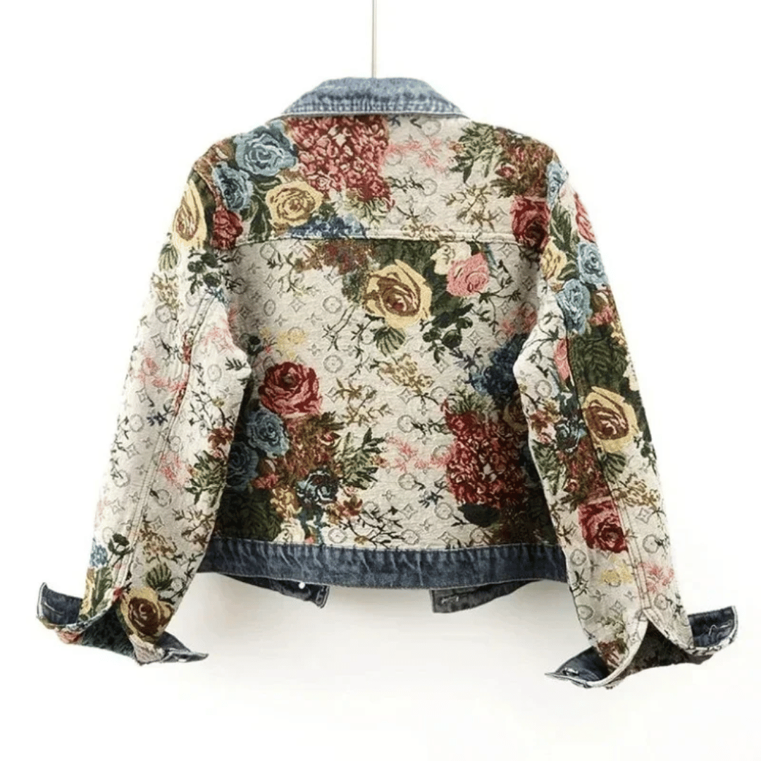 Morisot Denim-Blumenjacke