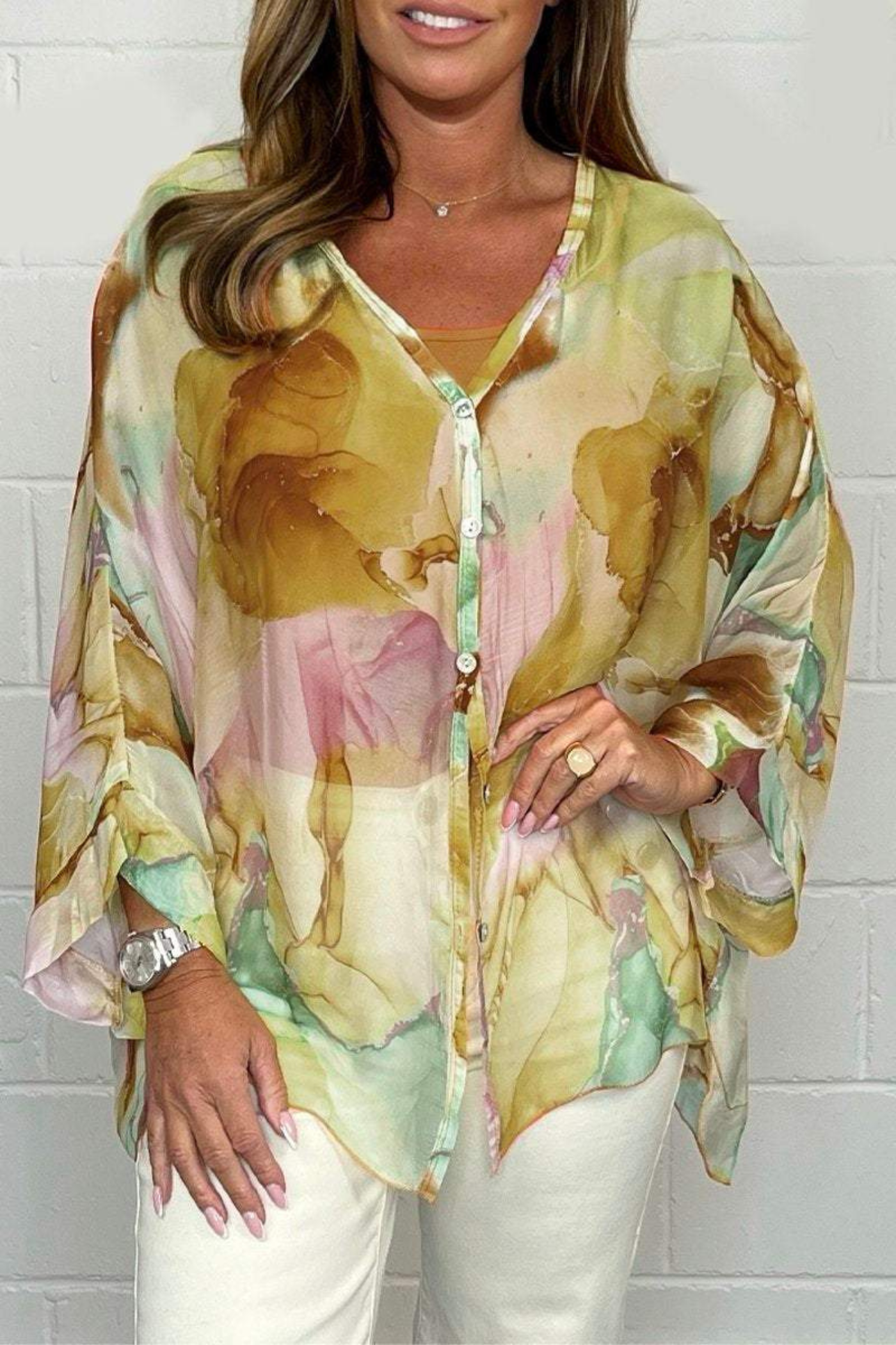 Ethische Chiffonbluse - Anya