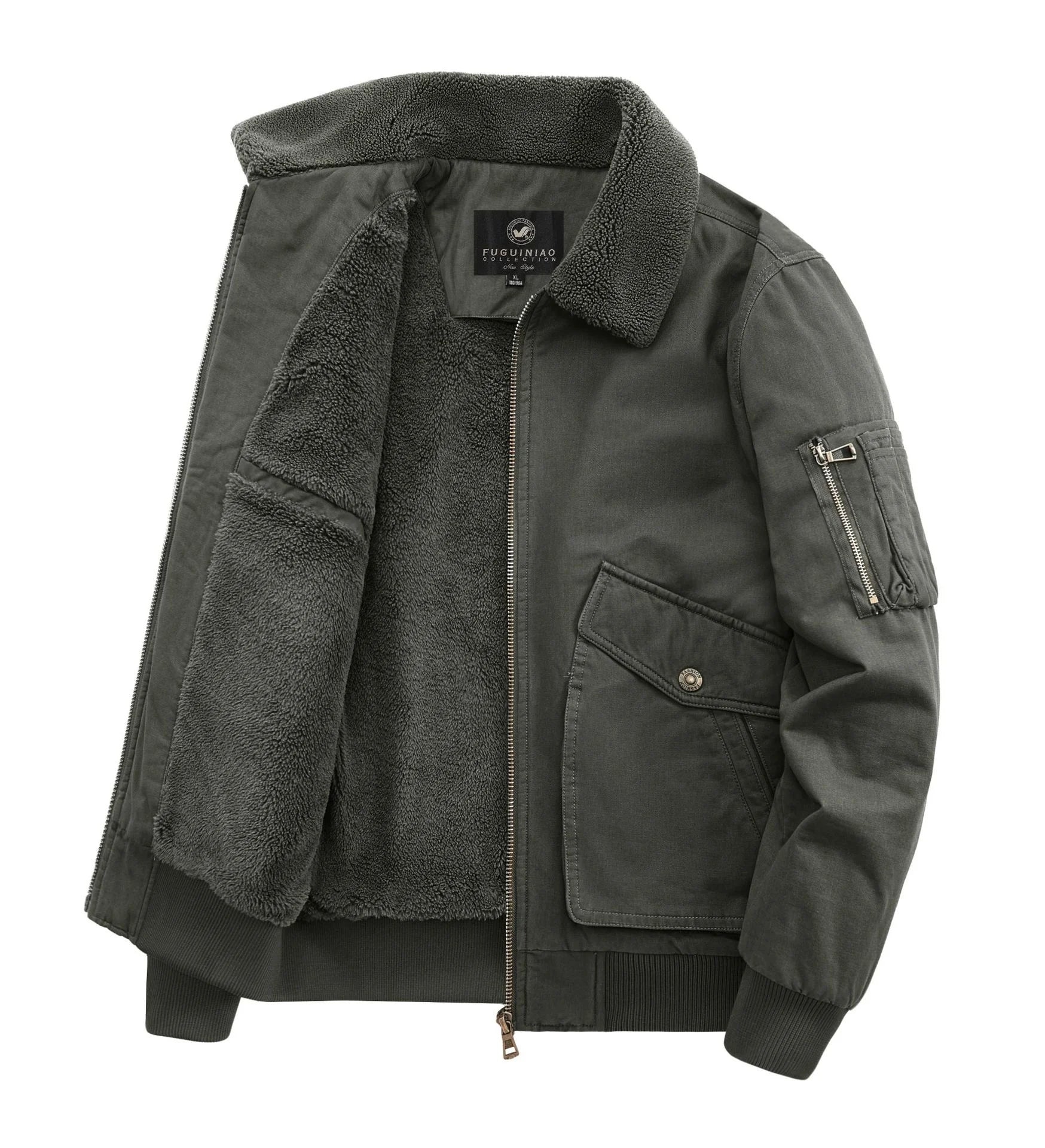 Warme winddichte Jacke - Iben