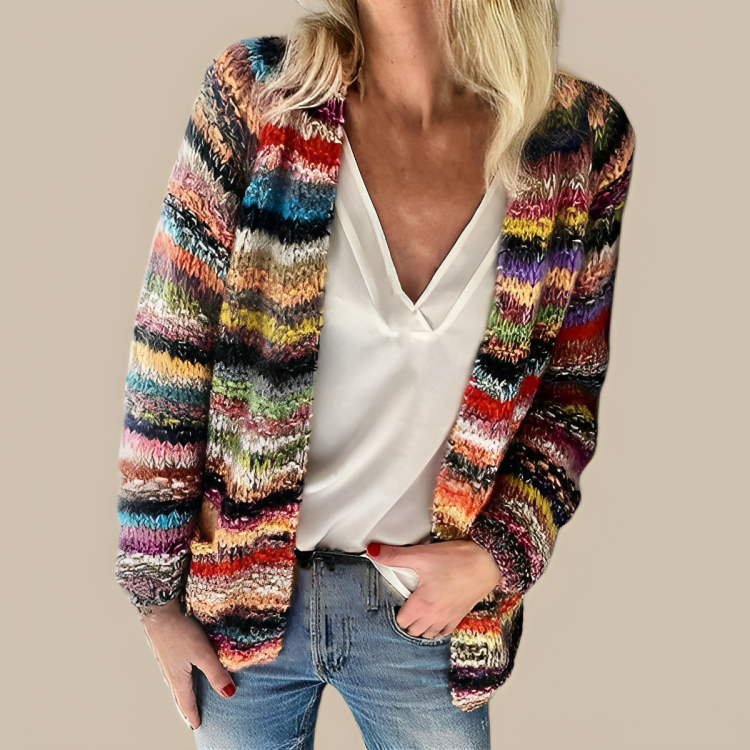 Devako Senna - Cardigan leggero per donne | Maglione elegante e comodo con tasche frontali