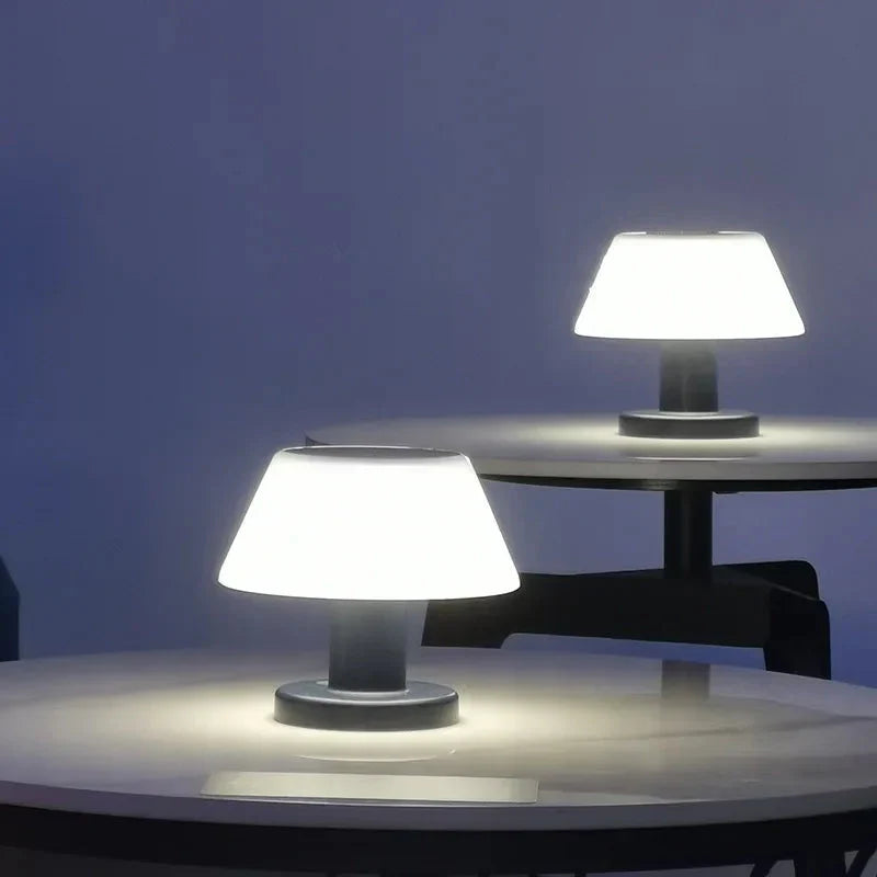 EcoGlow Solar-Tischlampe - Kabellose, wiederaufladbare Umgebungsbeleuchtung für innen und außen