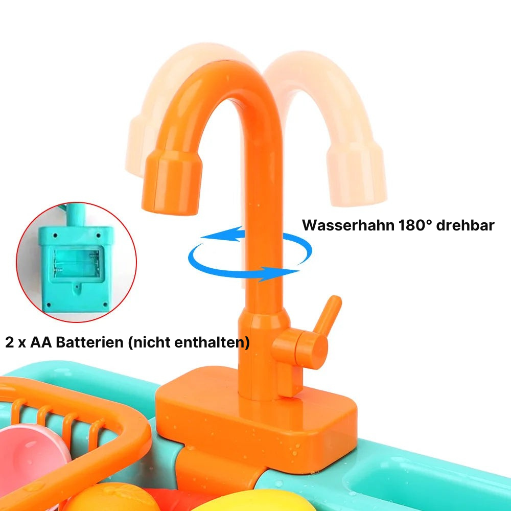 MiniWash Pro – Realistischer Spielzeug-Geschirrspüler für kleine Küchenhelden