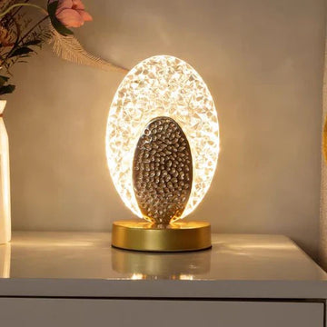PeacockLuxe Modern & Luxuriös Pfau Tischlampe - Einstellbare Beleuchtung & Design