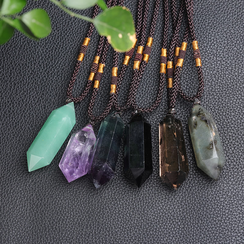 Collana curativa naturale in cristallo di ametista – Lyra
