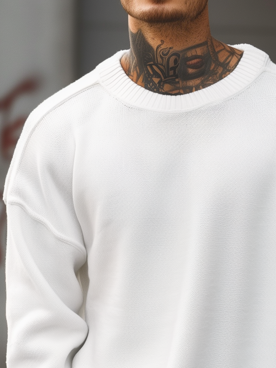 Maglione casual e ampio per uomo - comodo e alla moda
