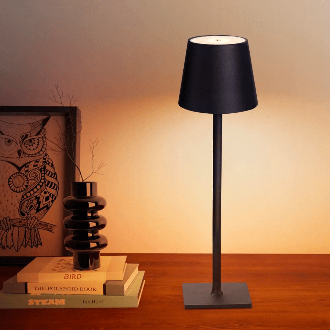 Luxuriöse kabellose Tischleuchte - LuxaGlow