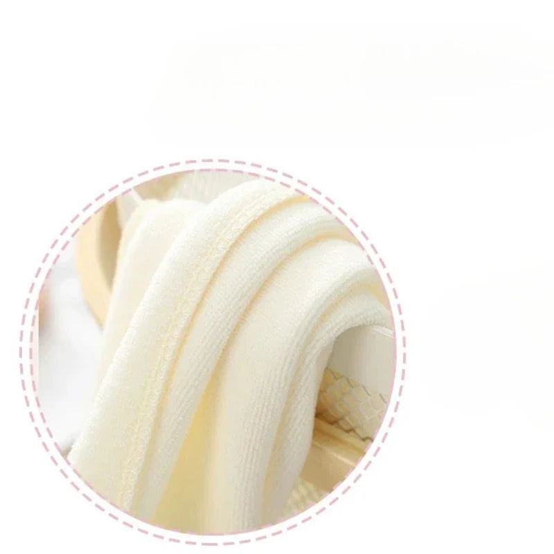 3-teiliges Handtuchset mit Spitzenbesatz, weich und saugfähig 3