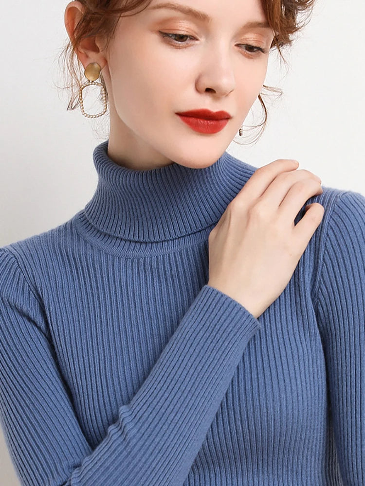 Trendiger Rollkragenpullover - Delja