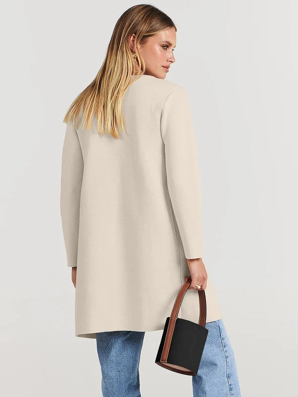 Stylische lange Strickjacke für Frauen - Davie
