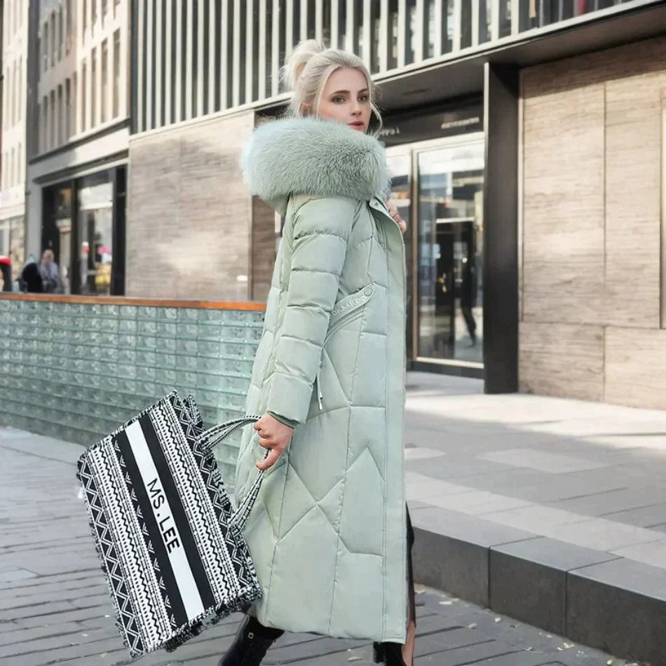 Eishley - Trenchcoat aus modischem Pelz