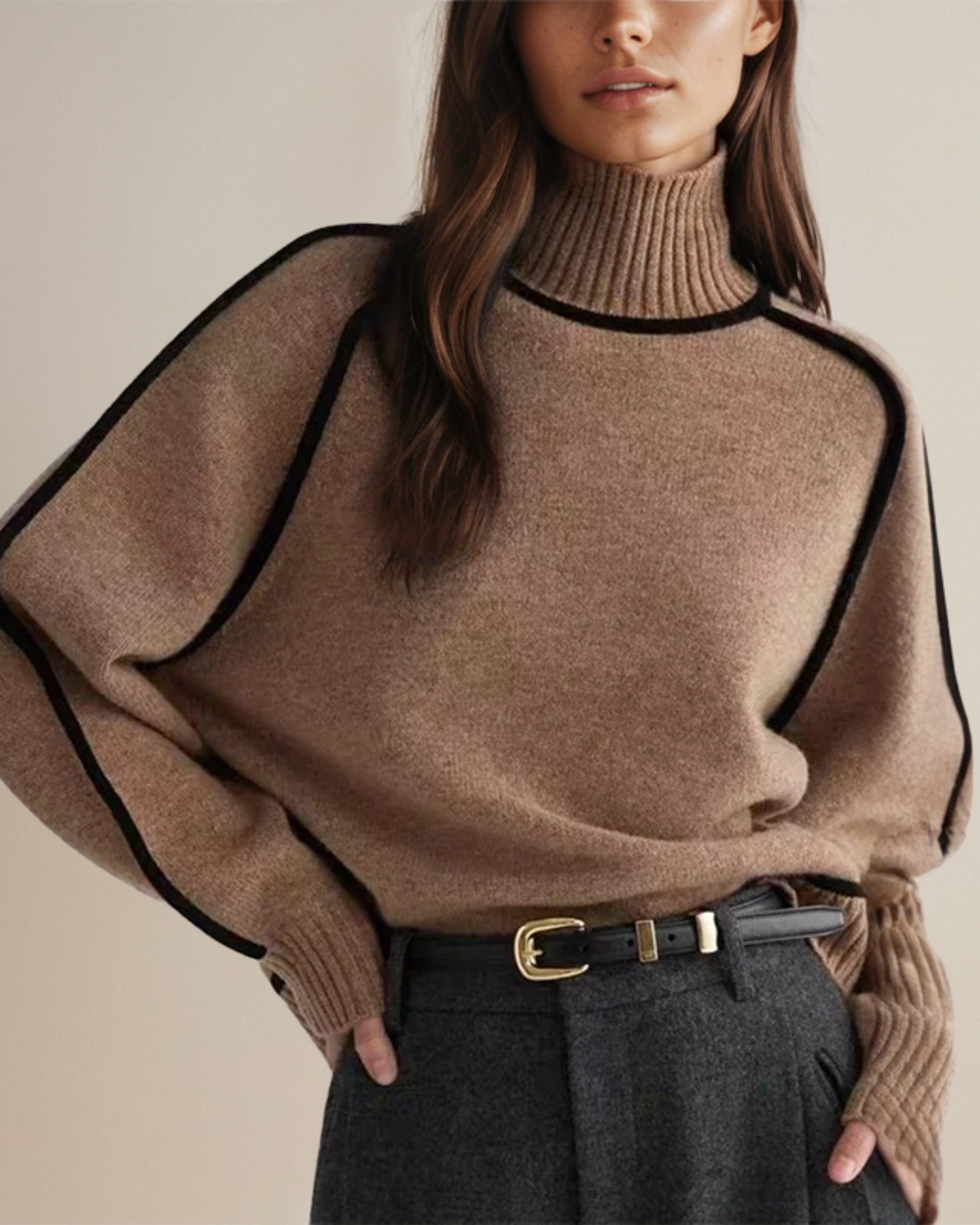 Devako Julia - Pullover med rullekrave