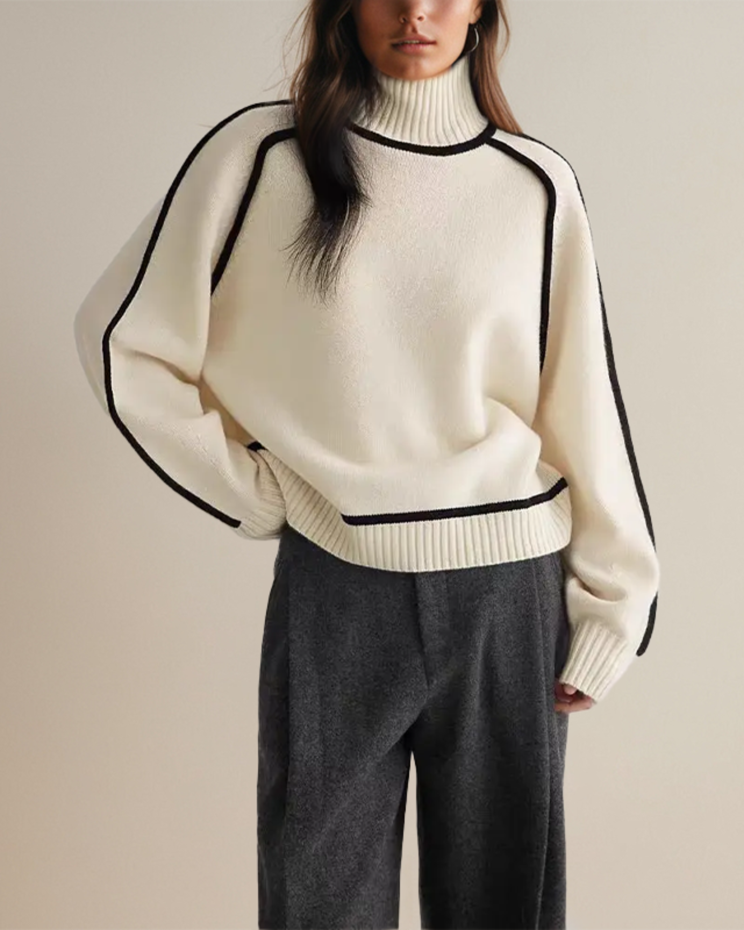 Devako Julia - Pullover med rullekrave
