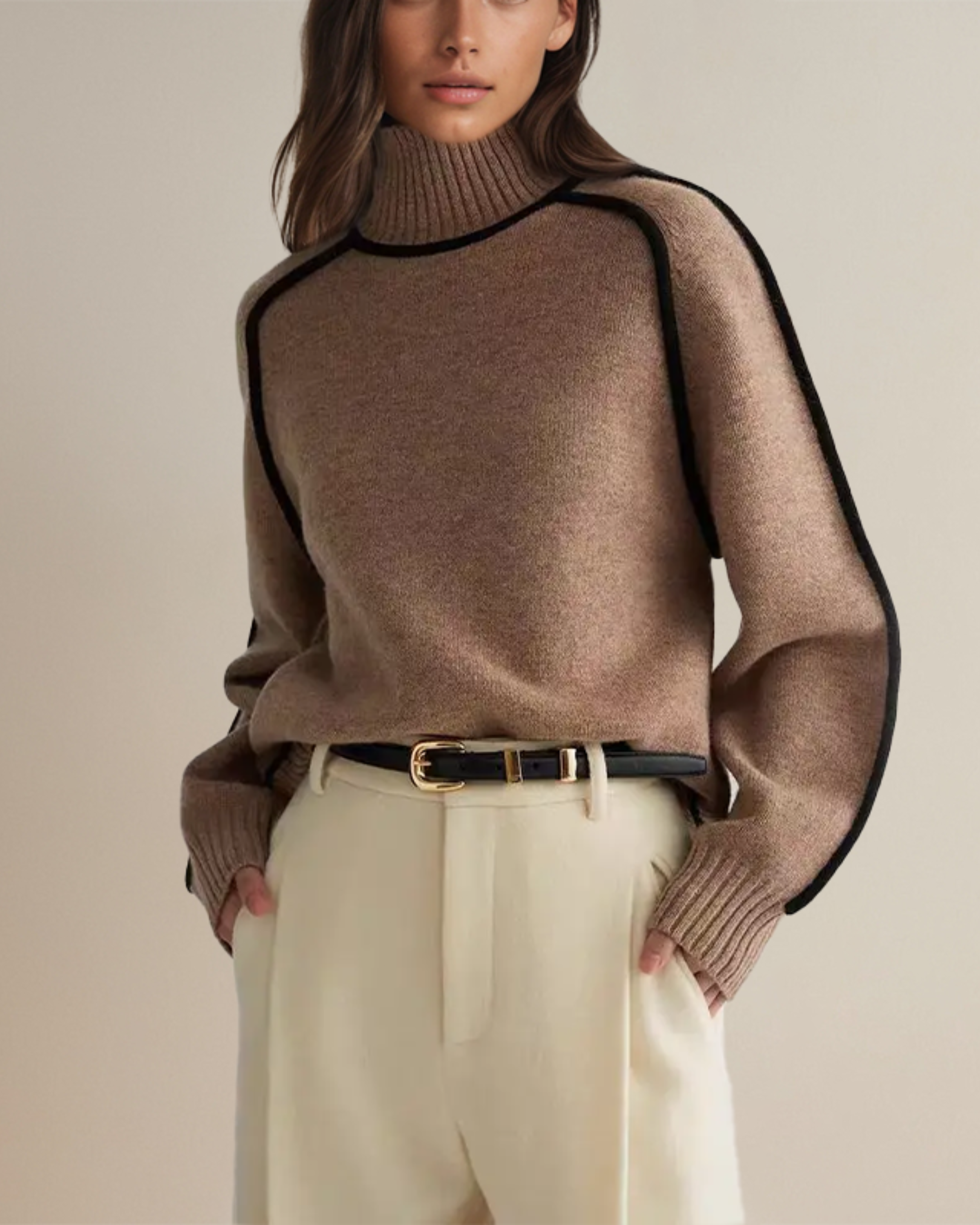 Devako Julia - Pullover med rullekrave