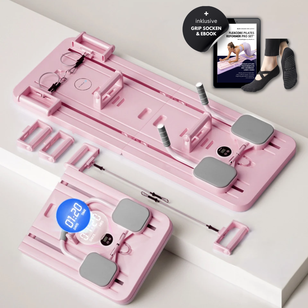 Pilates Reformer Set – Elastische Widerstandsbänder & Vielseitiges Training für Stabile Bewegungen