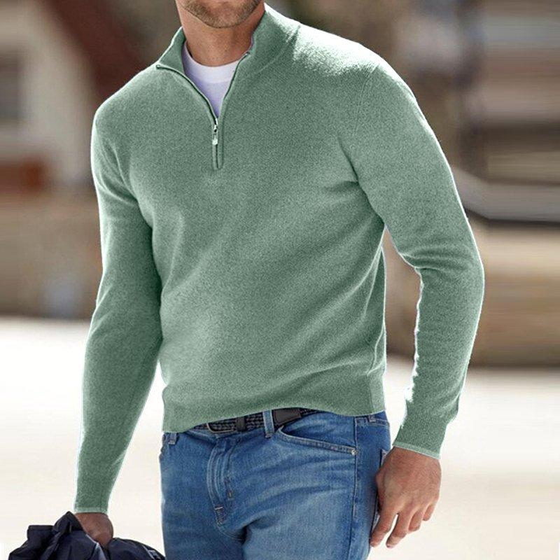 Halfzip Herrenpullover – Stilvoller Komfort mit Reißverschluss