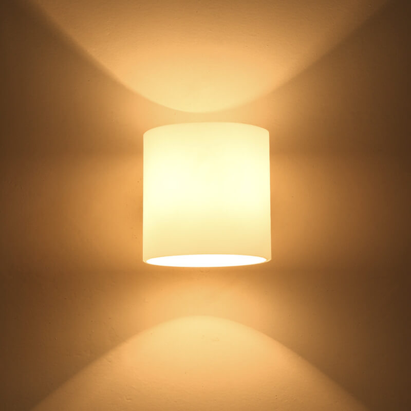 GloBrite - Moderne zylindrische Wandleuchte mit 1 Licht