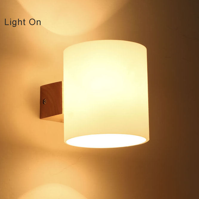 GloBrite - Moderne zylindrische Wandleuchte mit 1 Licht