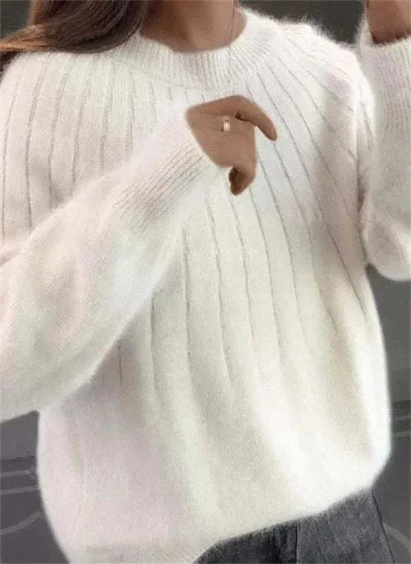 Flauschiger Strickpulli - Inola