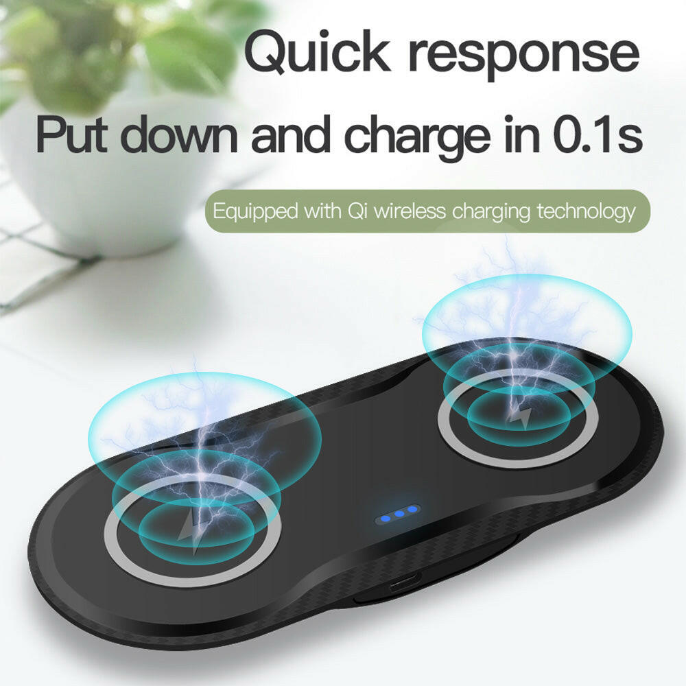 Devako Wireless Charger Duales Ladegerät für Mobiltelefone