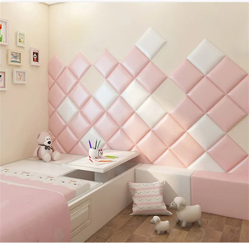 Autocollant mural 3D pour chambre d'enfant – Autocollant mural en mousse autocollante, doux et sûr