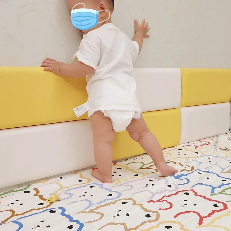 Autocollant mural 3D pour chambre d'enfant – Autocollant mural en mousse autocollante, doux et sûr