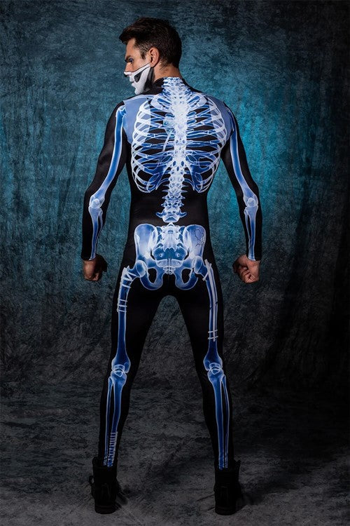 Røntgen Halloween Kostume – Lysende Heldragt i Røntgen-look