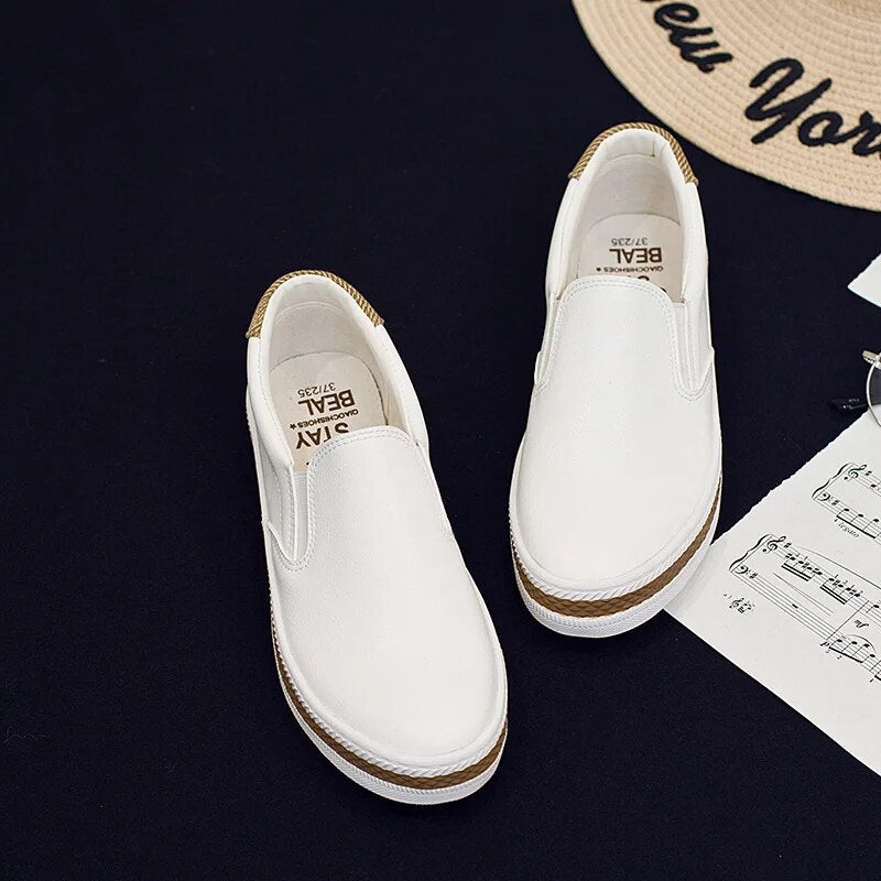 Aileen - Anspruchsvolle und Opulente Loafers aus Leder