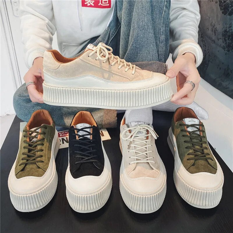 Colin - Stylische und Bequeme Plateau-Sneakers
