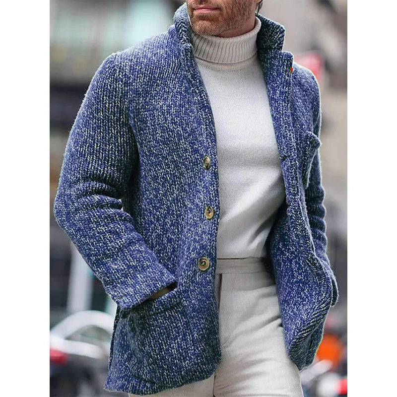 Warmer Pullover-Mantel für Männer - Irisch