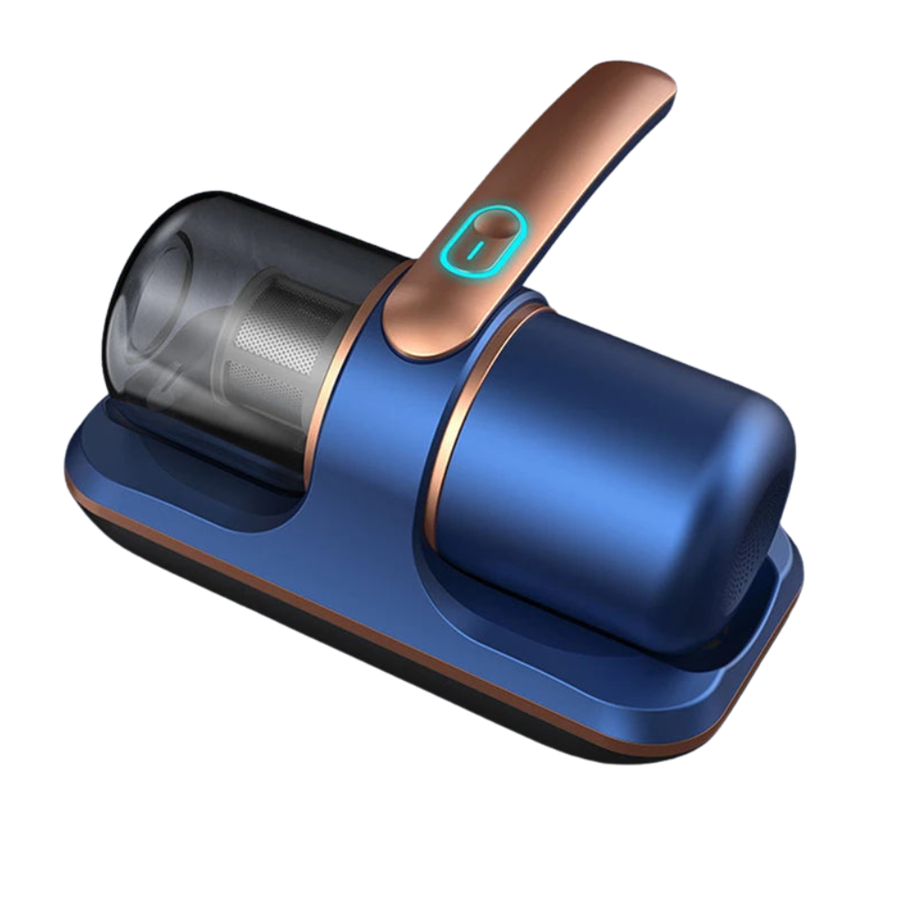 Aspirateur à main sans fil pour élimination des acariens avec lumière UV, 12 kPa, adapté aux allergiques