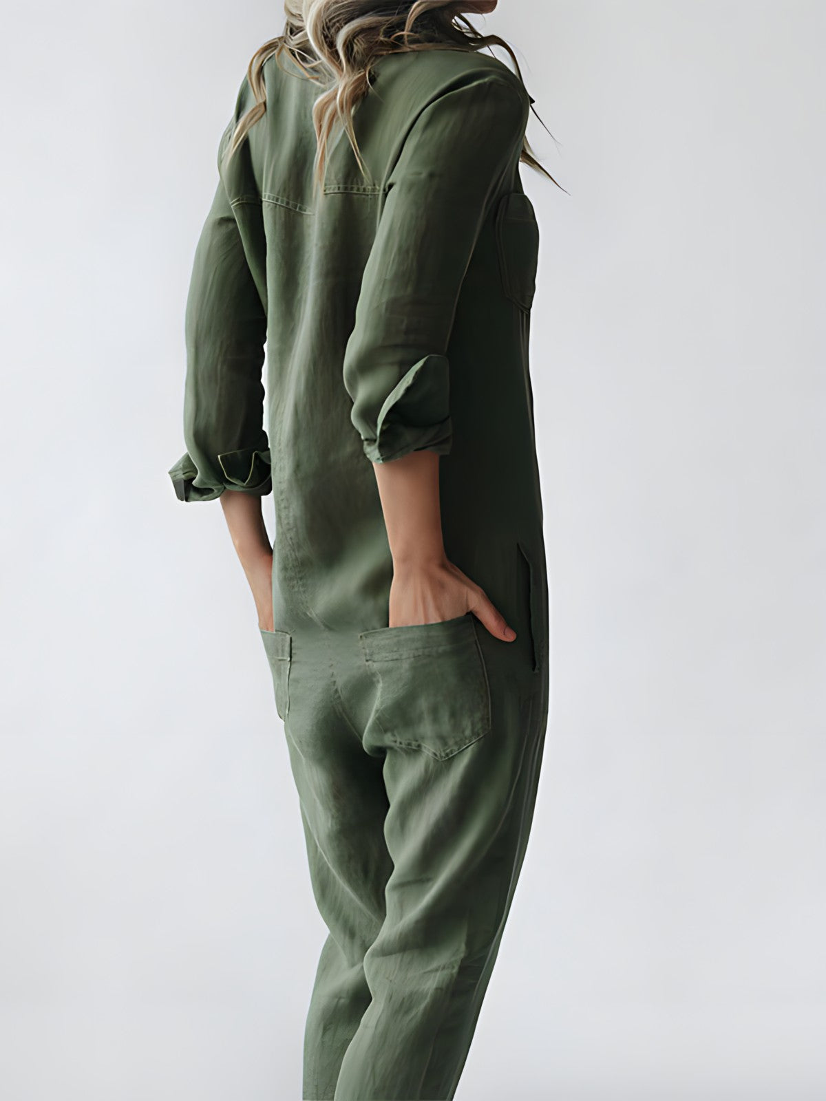Anna Jumpsuit | Afslappet langærmet jumpsuit til enhver lejlighed