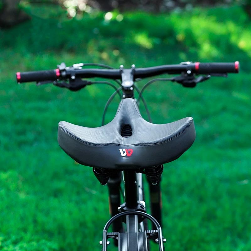 Velomano – Fahrradsattel ergonomisch mit Stoßdämpfung – für Komfortfahrer