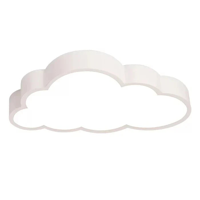 LumiCloud – LED børneværelsesloftlampe sky-design – varm hvid