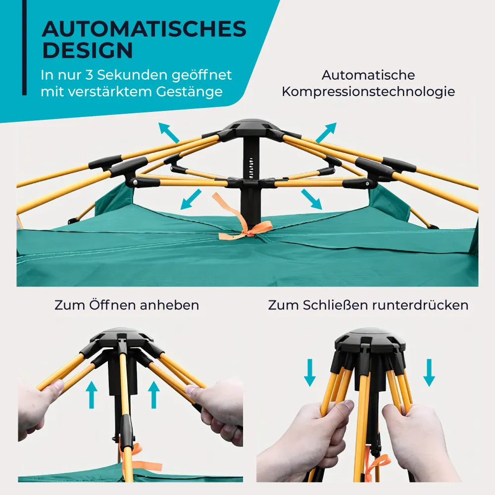 3 Sekunden-Zelt | für das perfekte Outdoor Erlebnis