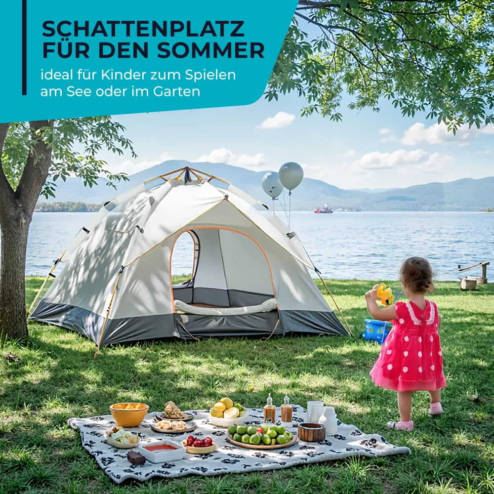 3 Sekunden-Zelt | für das perfekte Outdoor Erlebnis