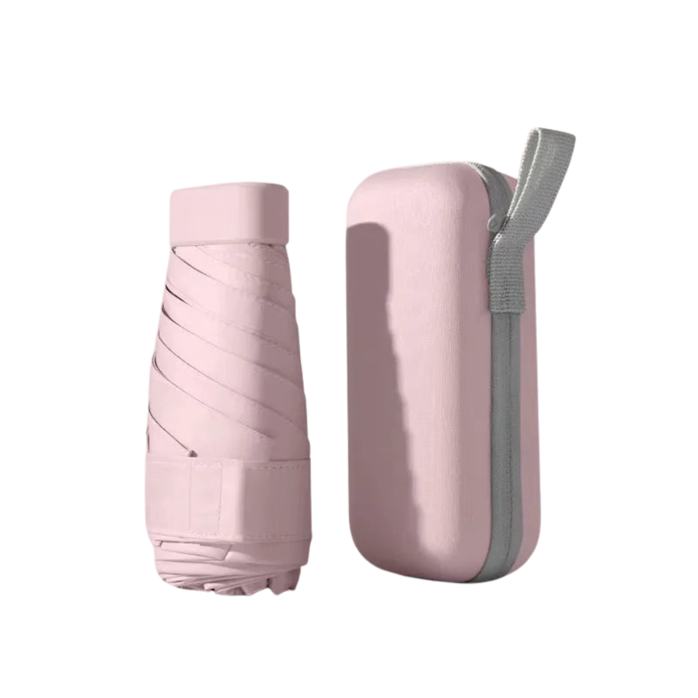 Mini-parapluie résistant aux UV et imperméable, compact pour voyages et excursions