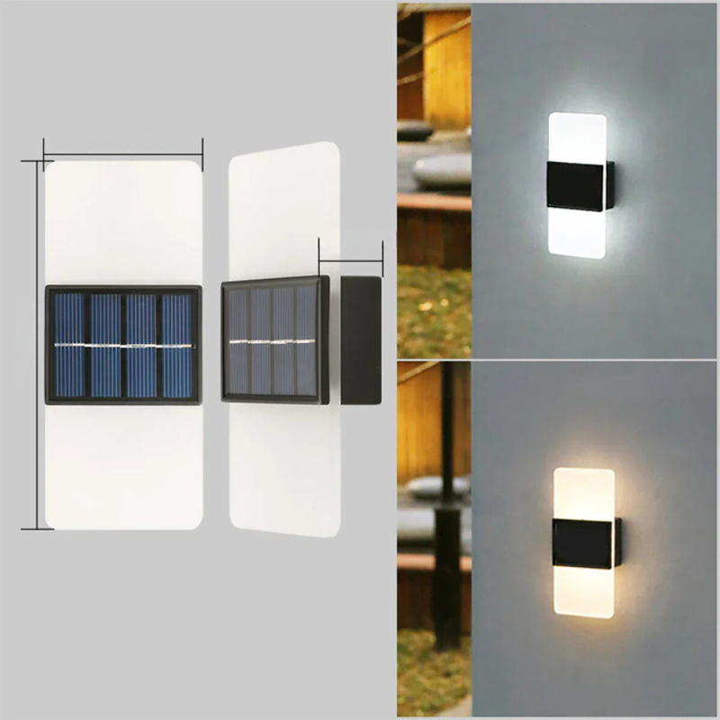 EclatSolar - Solarbetriebene Wandleuchte