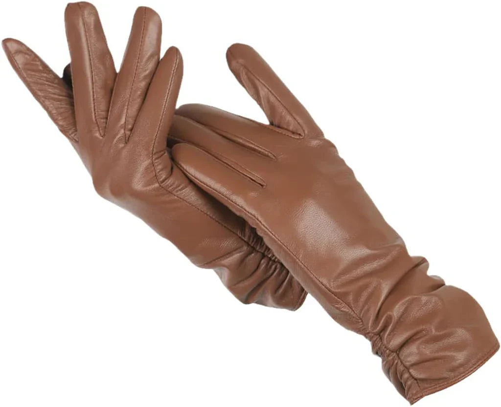 Klassische Leder-Damenhandschuhe - LuxLeather