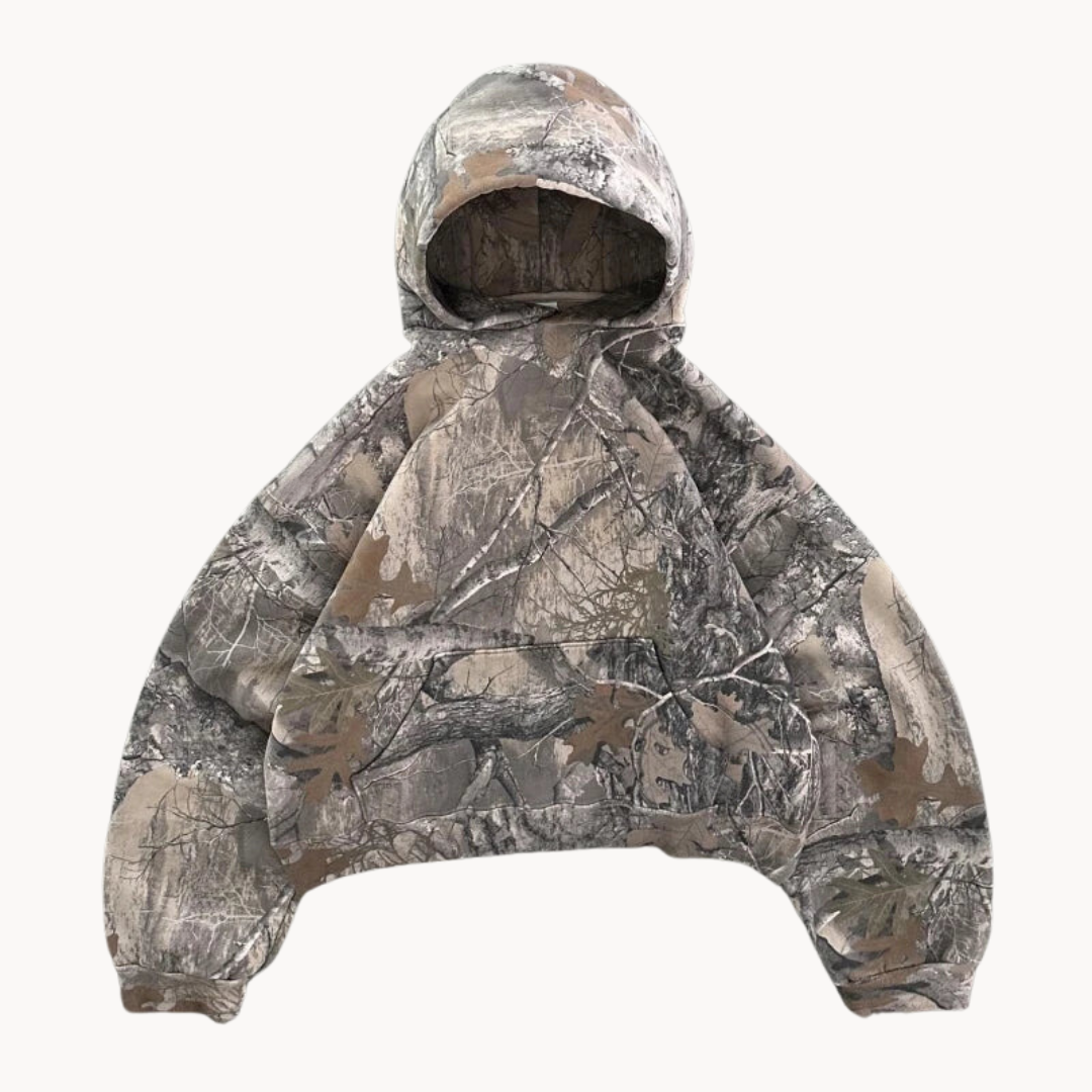 Gemütlicher Camo Hoodie | Komfort in Übergröße und stylischer Camo-Look