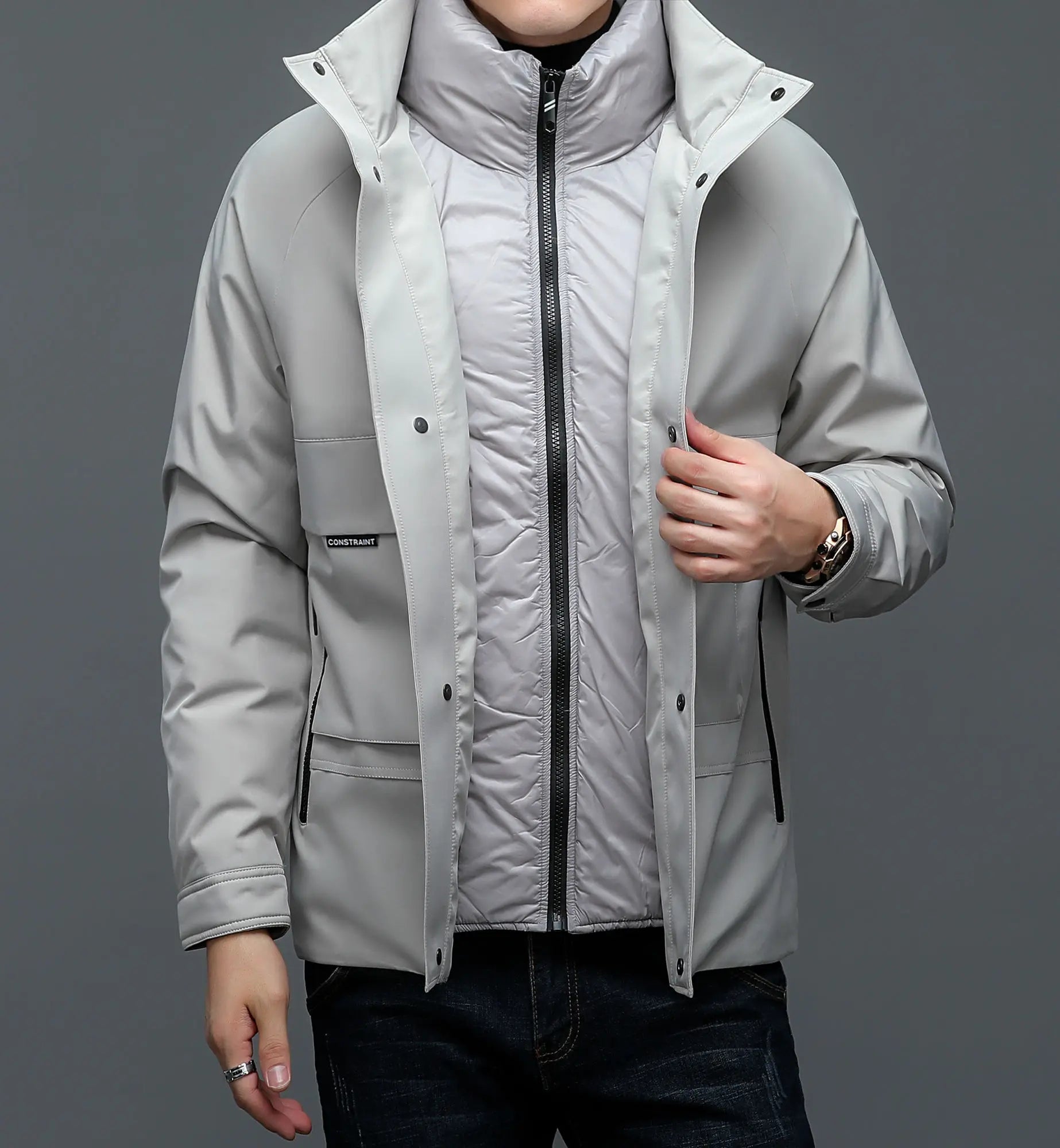 Modische Daunenjacke für Männer - Zemo