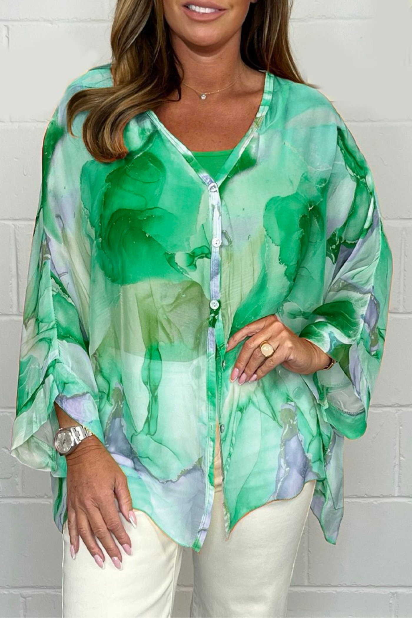 Ethische Chiffonbluse - Anya
