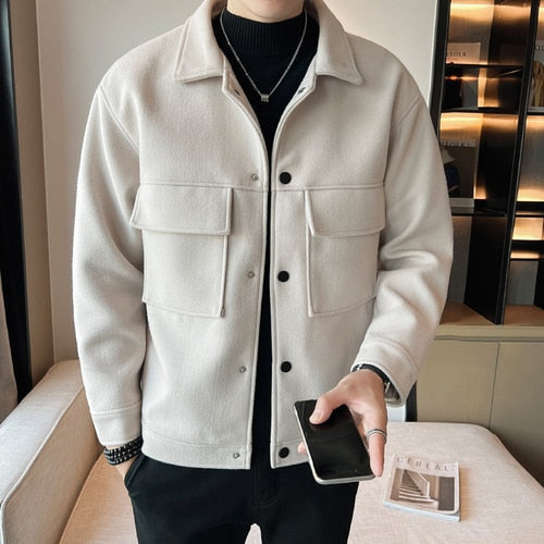 Clemens | Lässige Herbstjacke aus Wolle für Herren