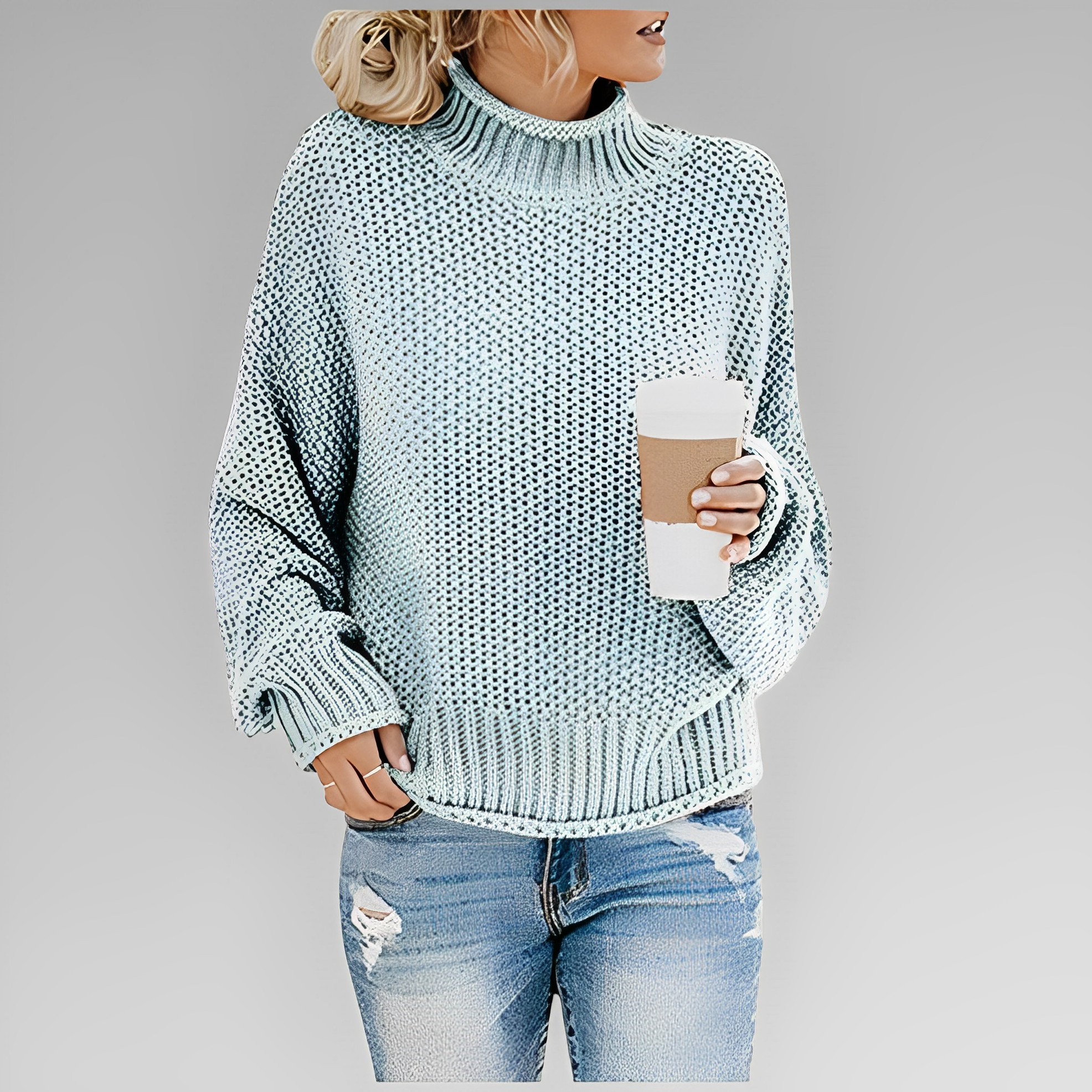 Devako Mira dame-rullekravepullover