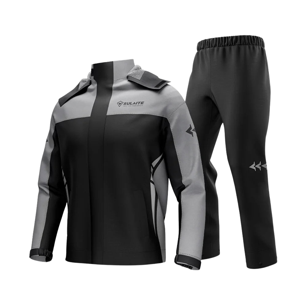 Combinaison de pluie pour moto pour hommes et femmes, 100% étanche, légère et respirante